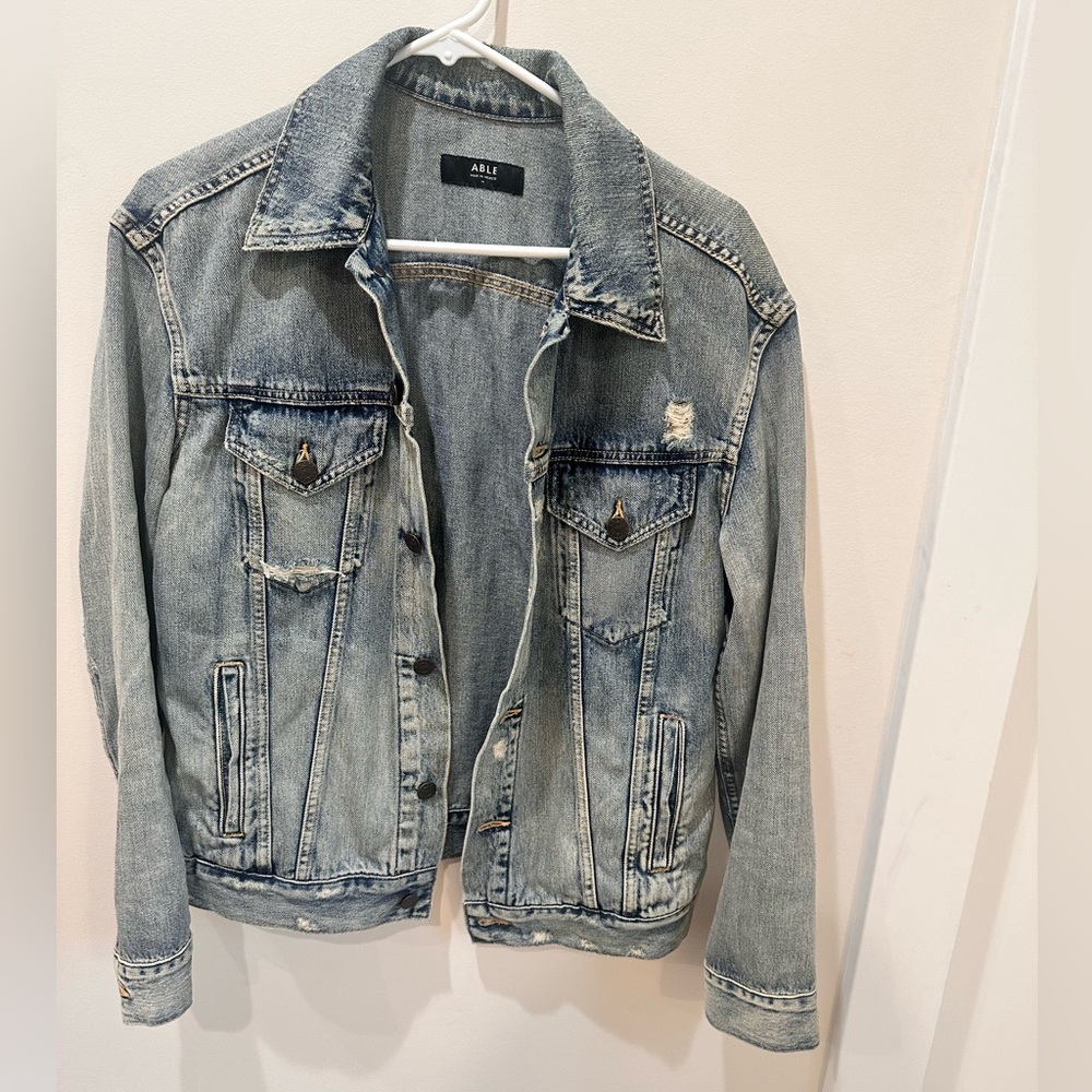 Able Faded Blue Denim Jacket